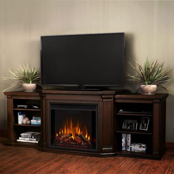 Real Flame 75 Inch Valmont Electric Fireplace TV Stand