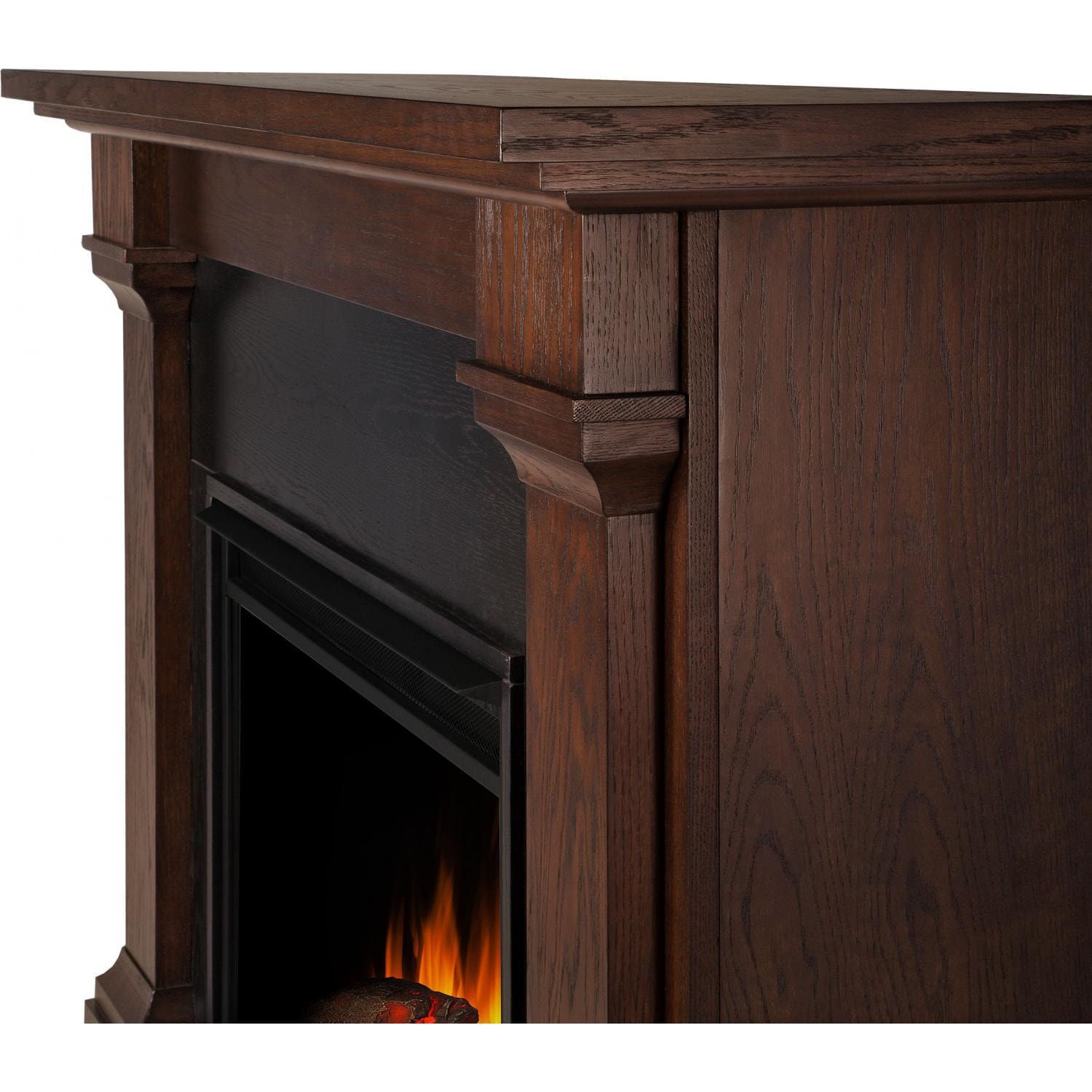 Real Flame 63 Inch Callaway Grand Electric Fireplace with Mantel