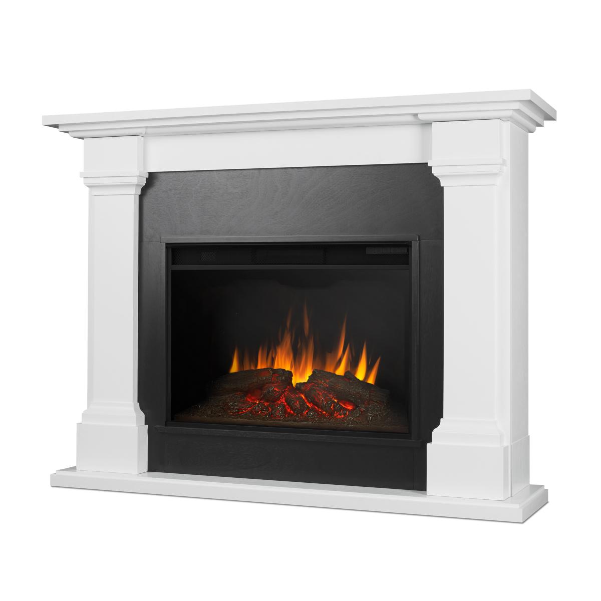 Real Flame 63 Inch Callaway Grand Electric Fireplace with Mantel