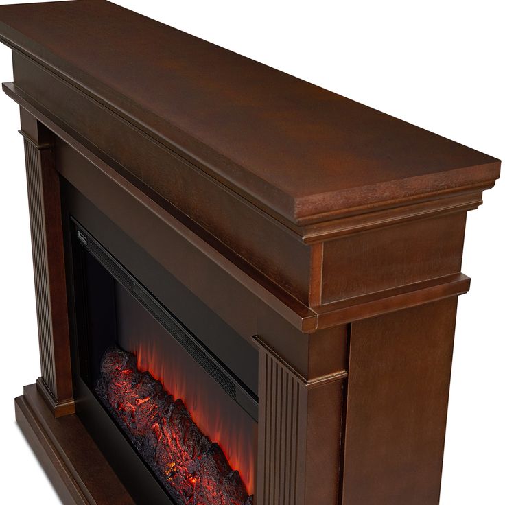 Real Flame 59 Inch Beau Landscape Electric Fireplace with Mantel