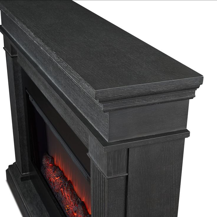 Real Flame 59 Inch Beau Landscape Electric Fireplace with Mantel
