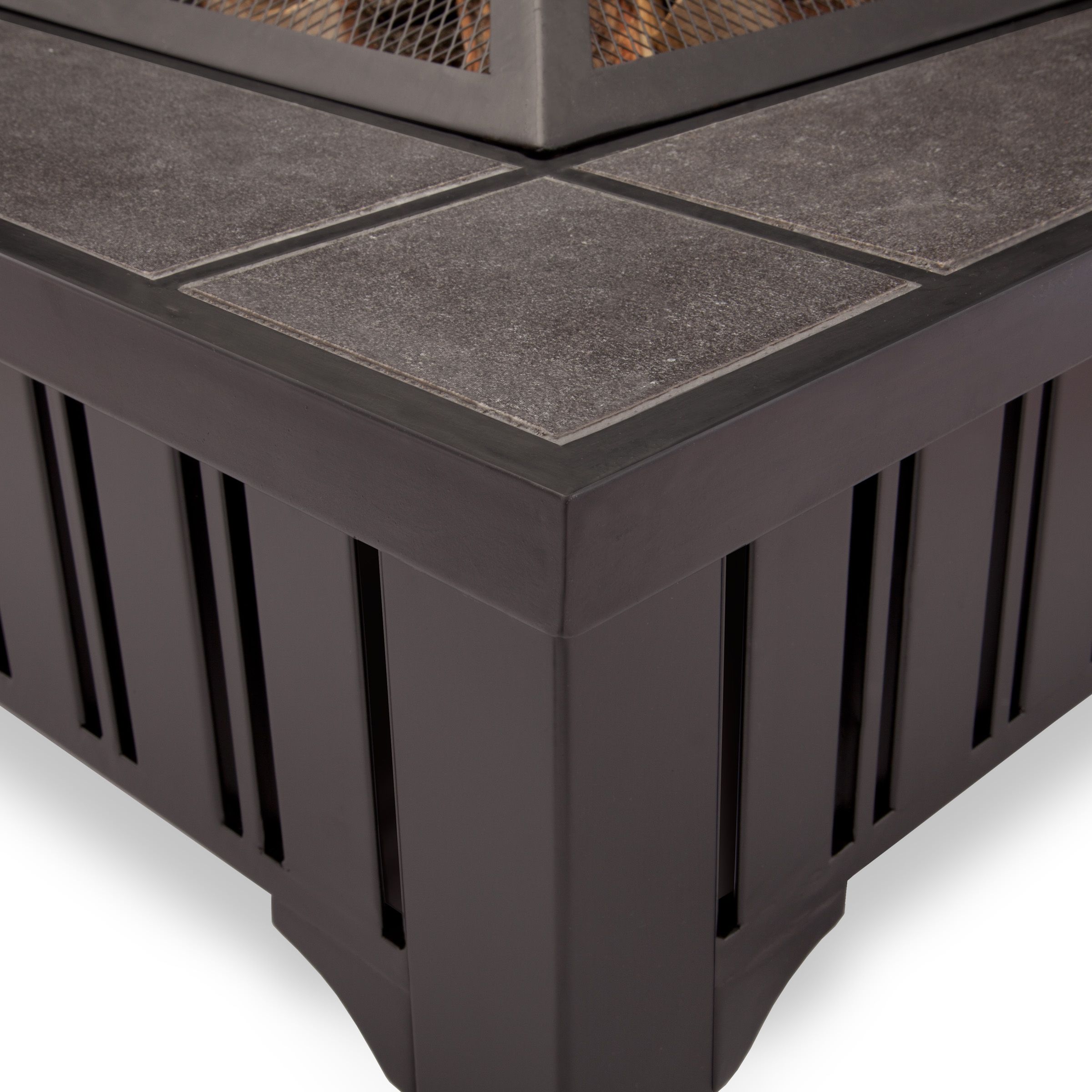 Real Flame 34 Inch Lafayette Wood Burning Fire Pit