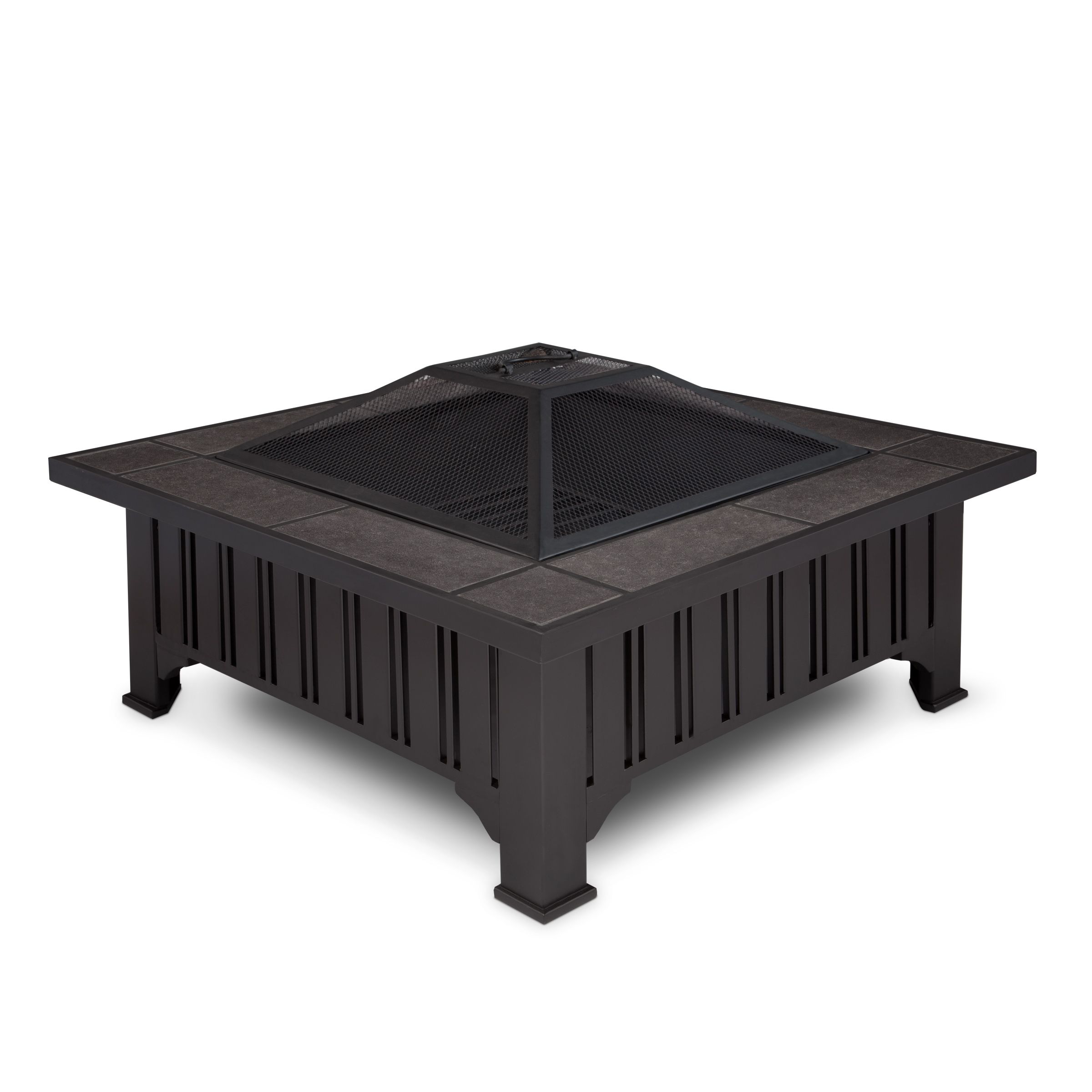 Real Flame 34 Inch Lafayette Wood Burning Fire Pit