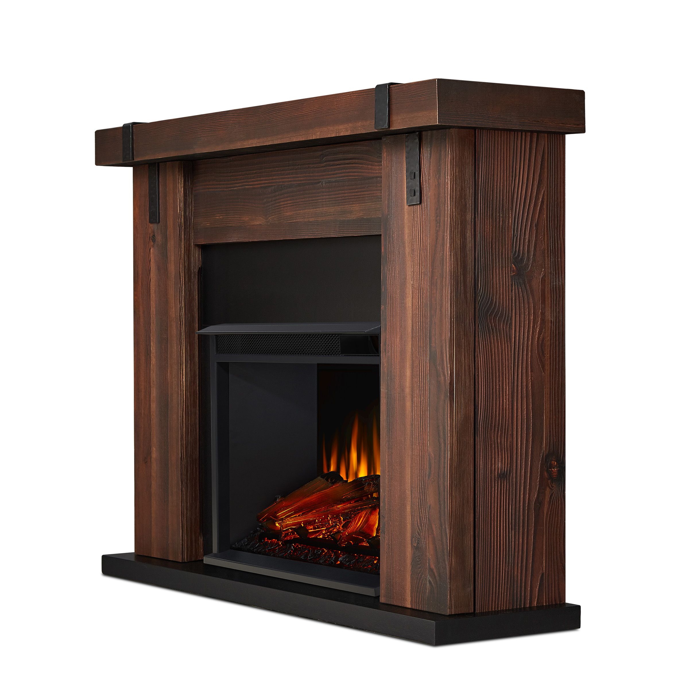 Real Flame 49 Inch Aspen Electric Fireplace with Mantel