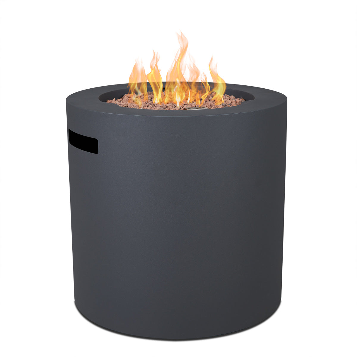 Real Flame 24 Inch Aegean Propane Fire Table with Lid