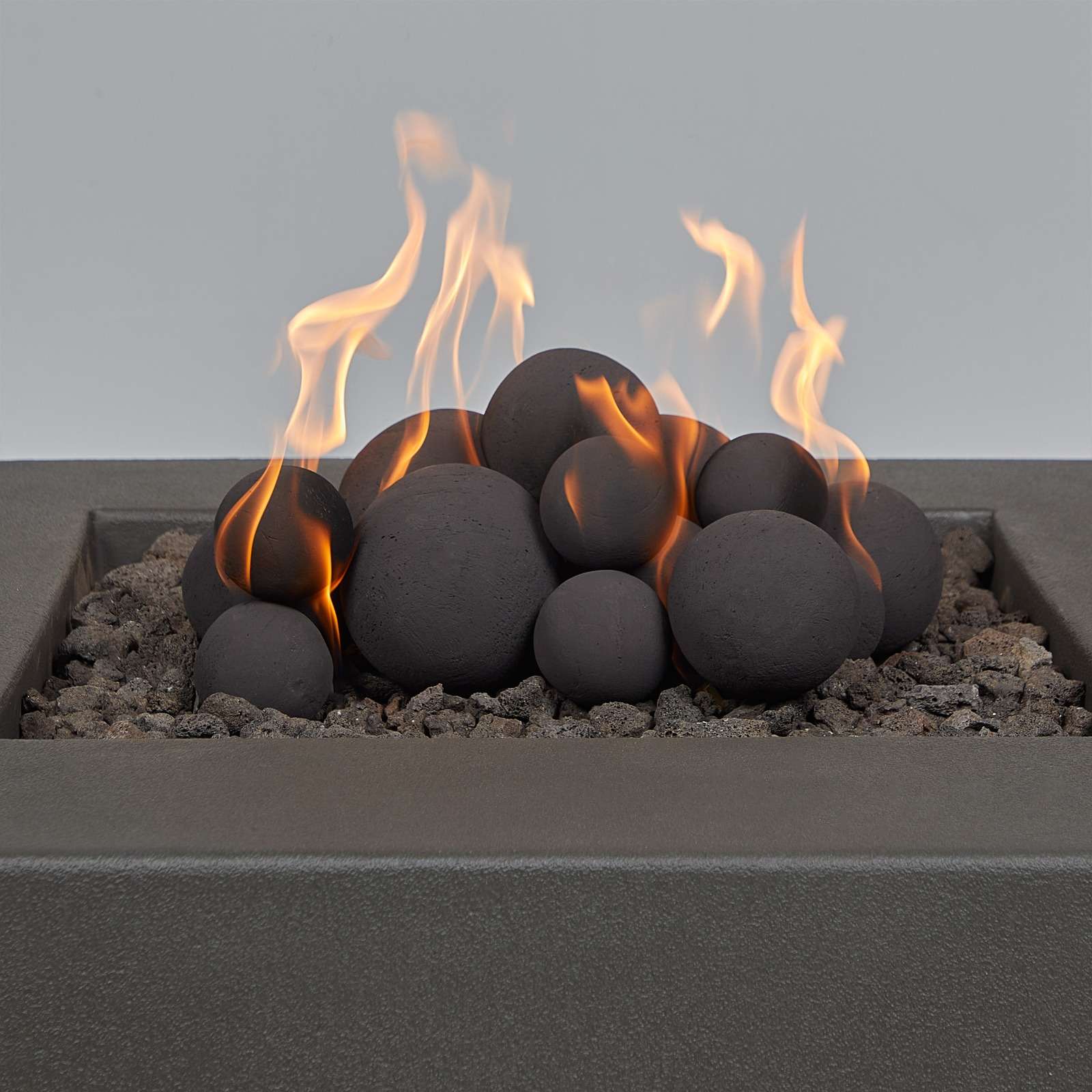 Real Flame 20 Piece Outdoor Gas Fire Pit Sphere Set