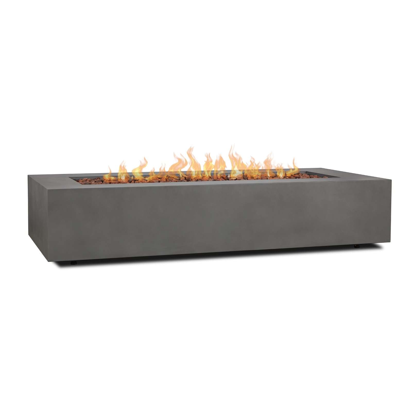 Real Flame 70 Inch Aegean Rectangle Propane Fire Table
