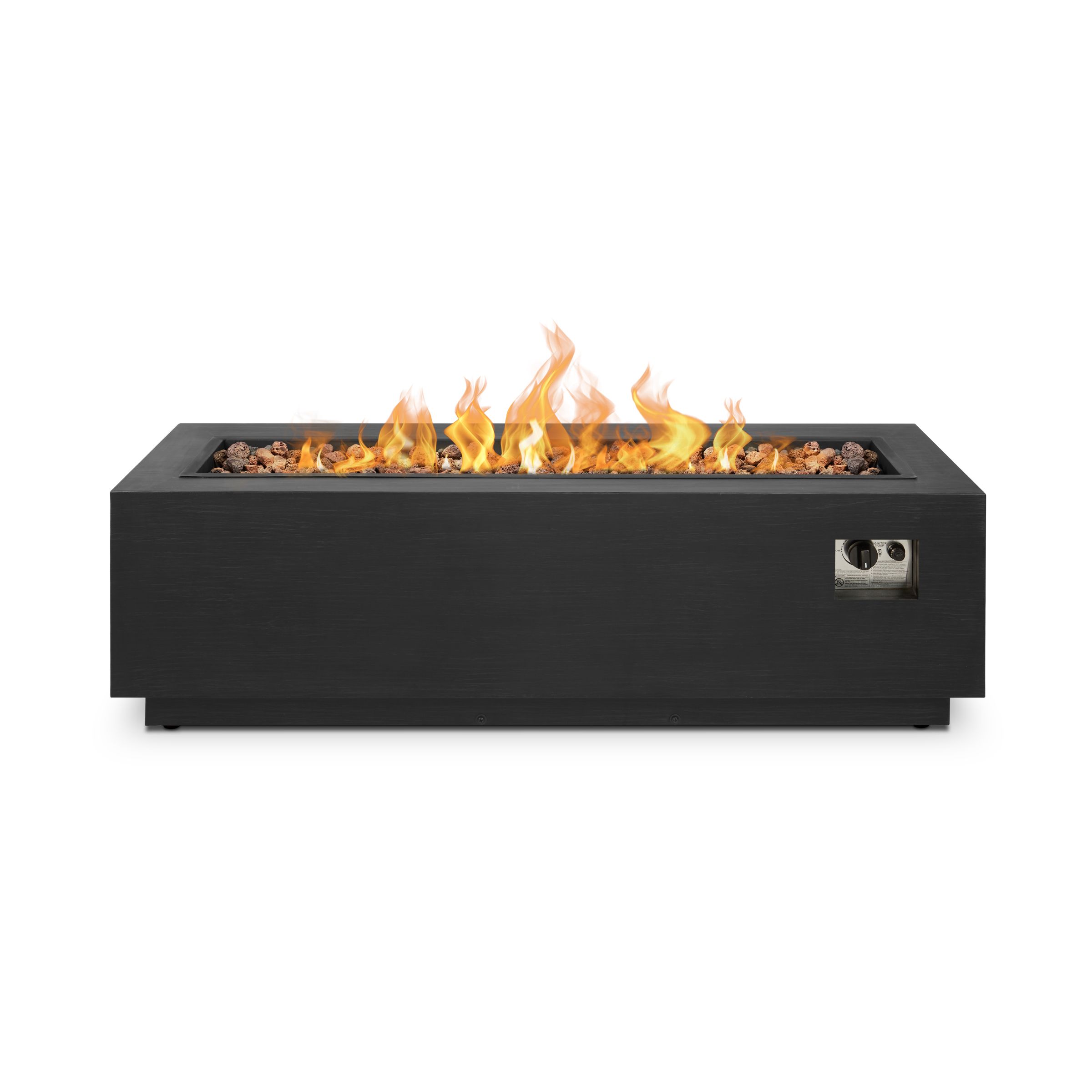 Real Flame 48 Inch Lanesboro Rectangle Propane Fire Table