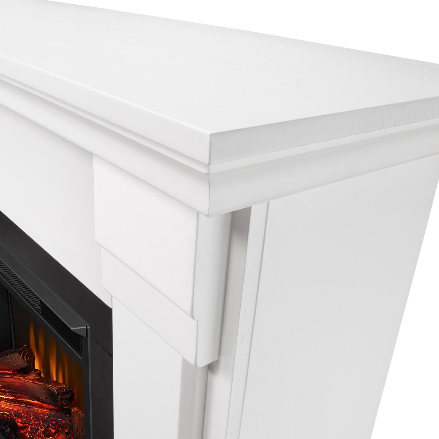 Real Flame 48 Inch Silverton Electric Fireplace with Mantel