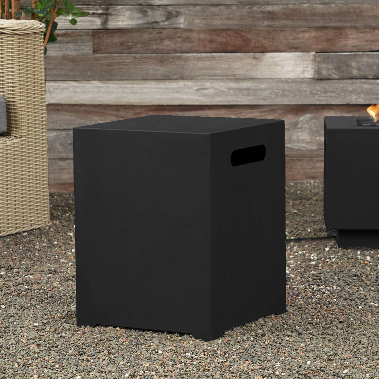 Real Flame 16 Inch Square Metal Propane Tank Cover