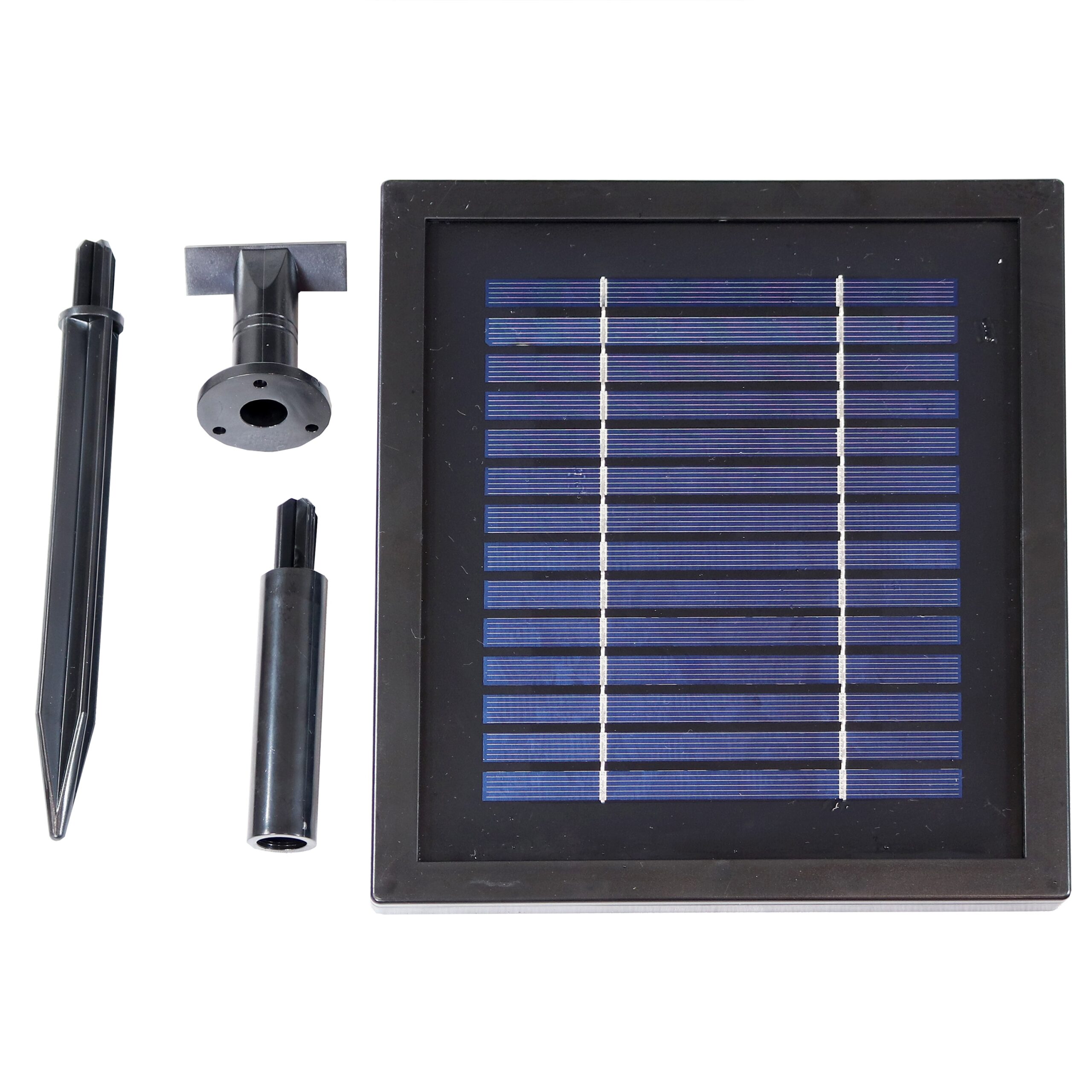 Sunnydaze 35 Inch Two-Tier Solar Fountain with Battery Backup