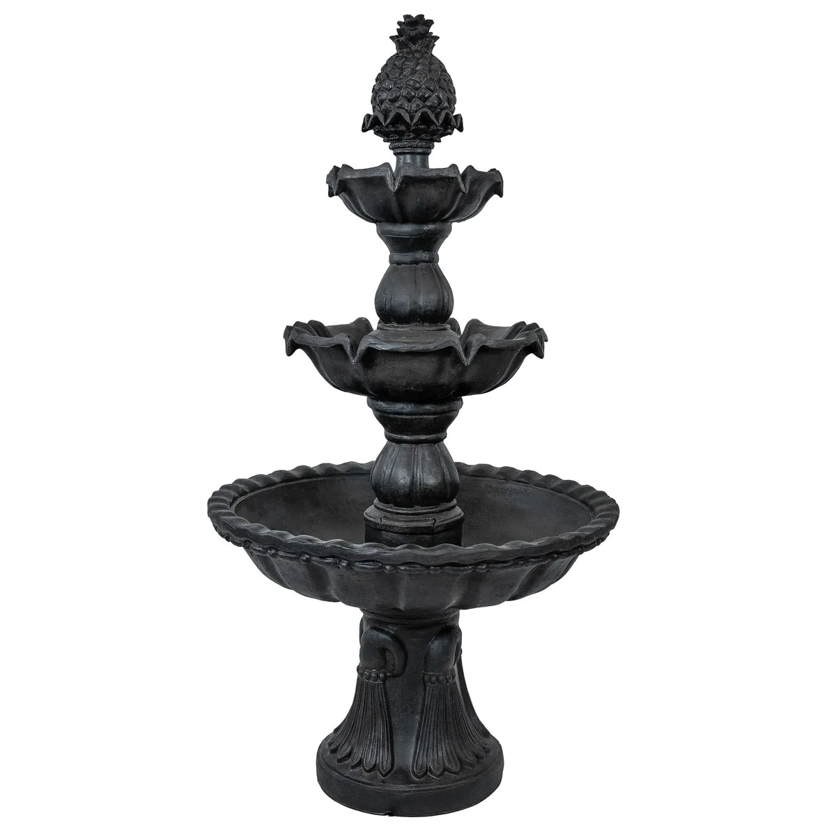 Sunnydaze 59 Inch Welcome Three-Tier Garden Fountain