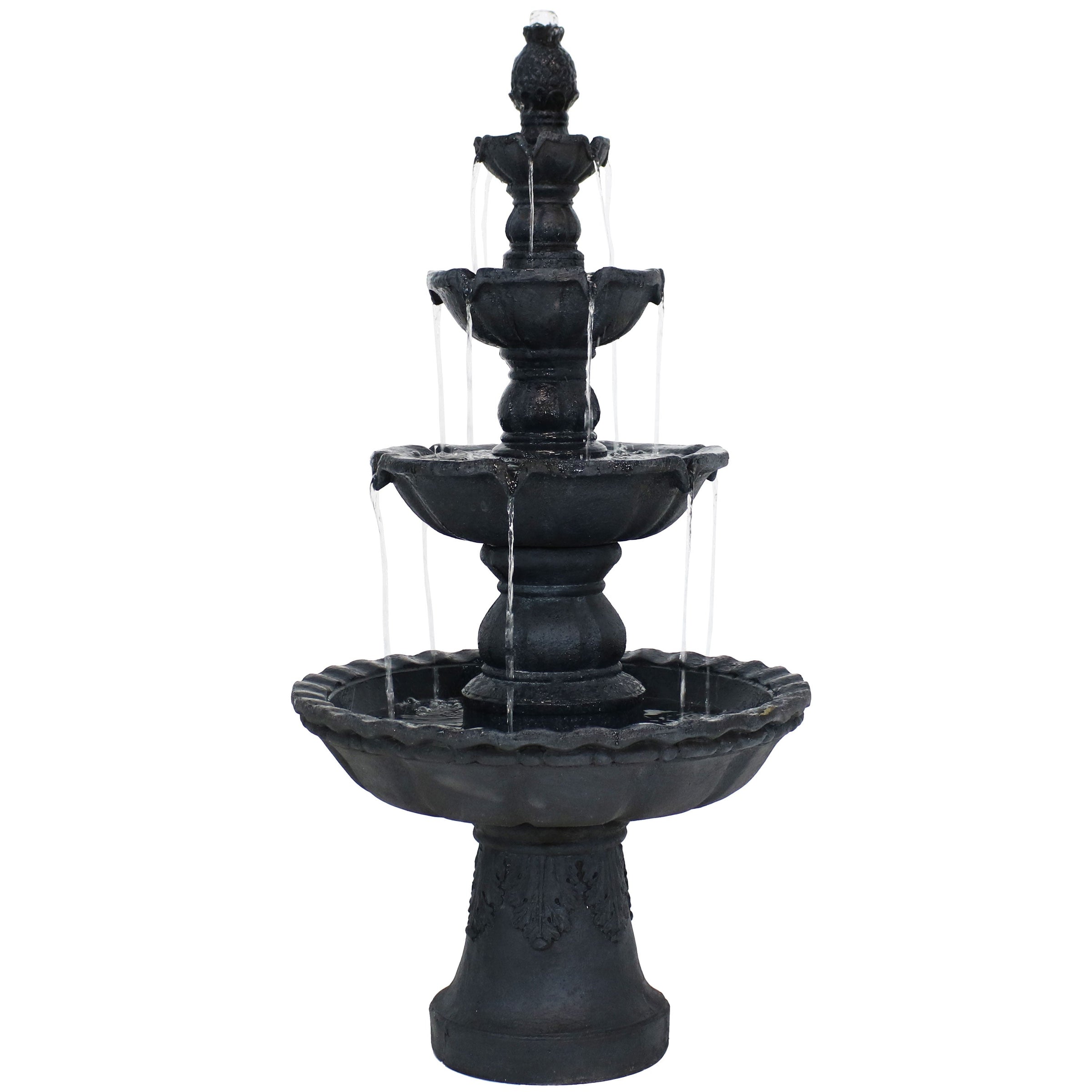 Sunnydaze 52 Inch Four-Tier Pineapple Fountain
