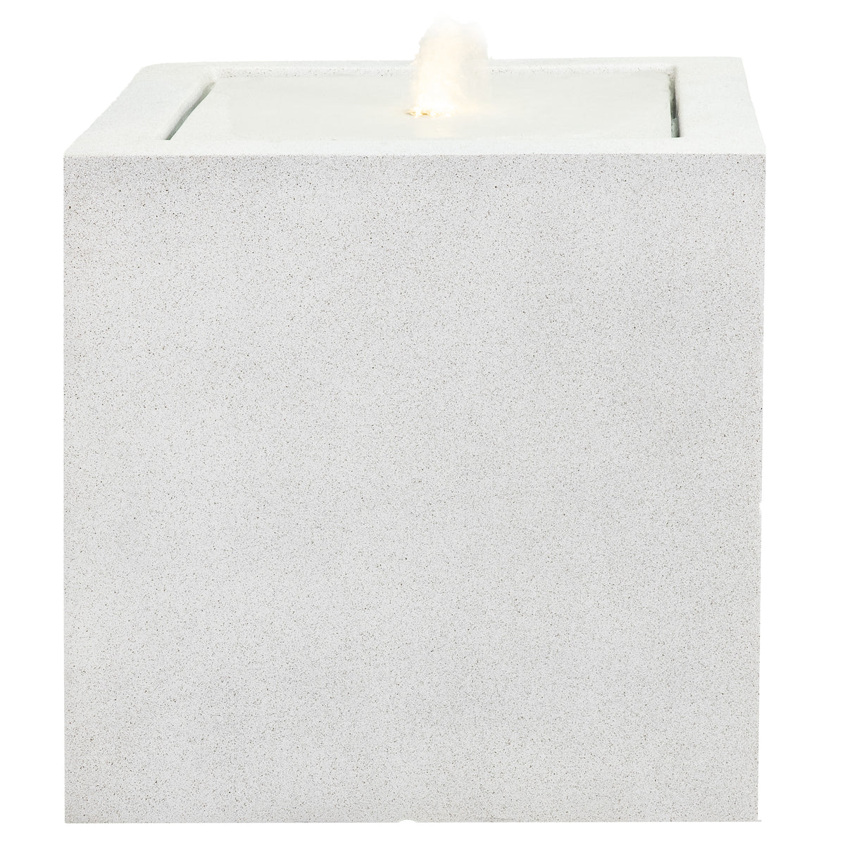 Sunnydaze Square Outdoor Bubble Fountain