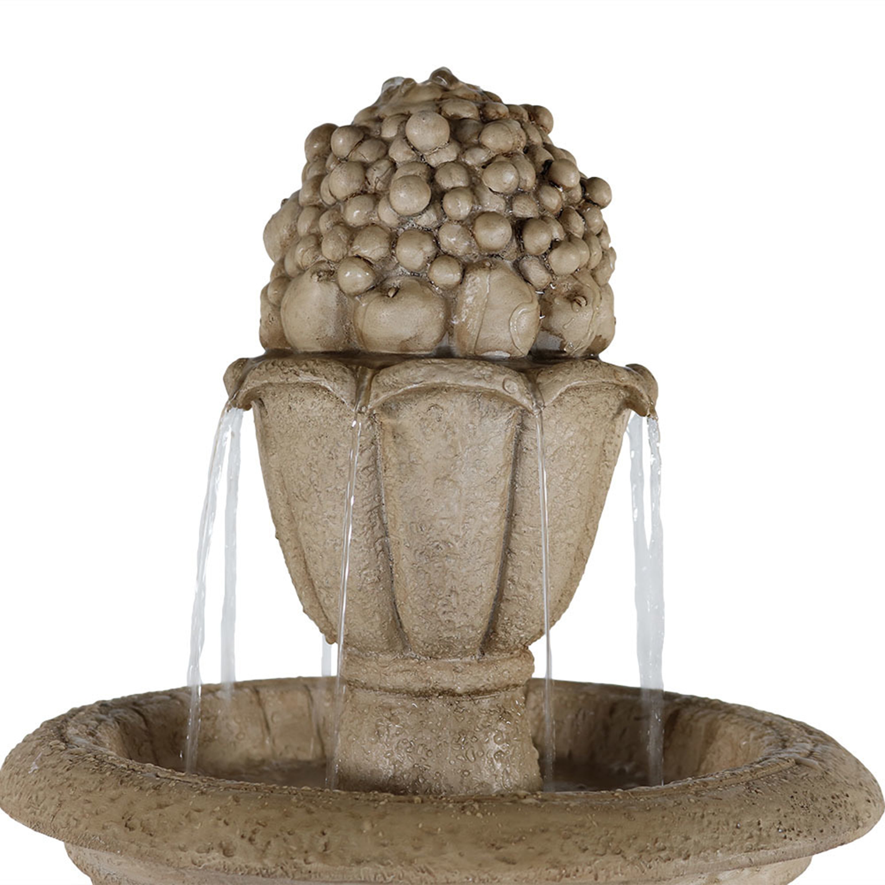 Sunnydaze 61 Inch Three-Tier Cornucopia Fountain