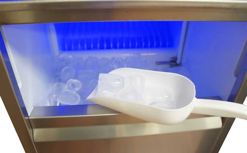 Sunpentown Automatic Stainless Steel Ice Maker - 66 Pounds