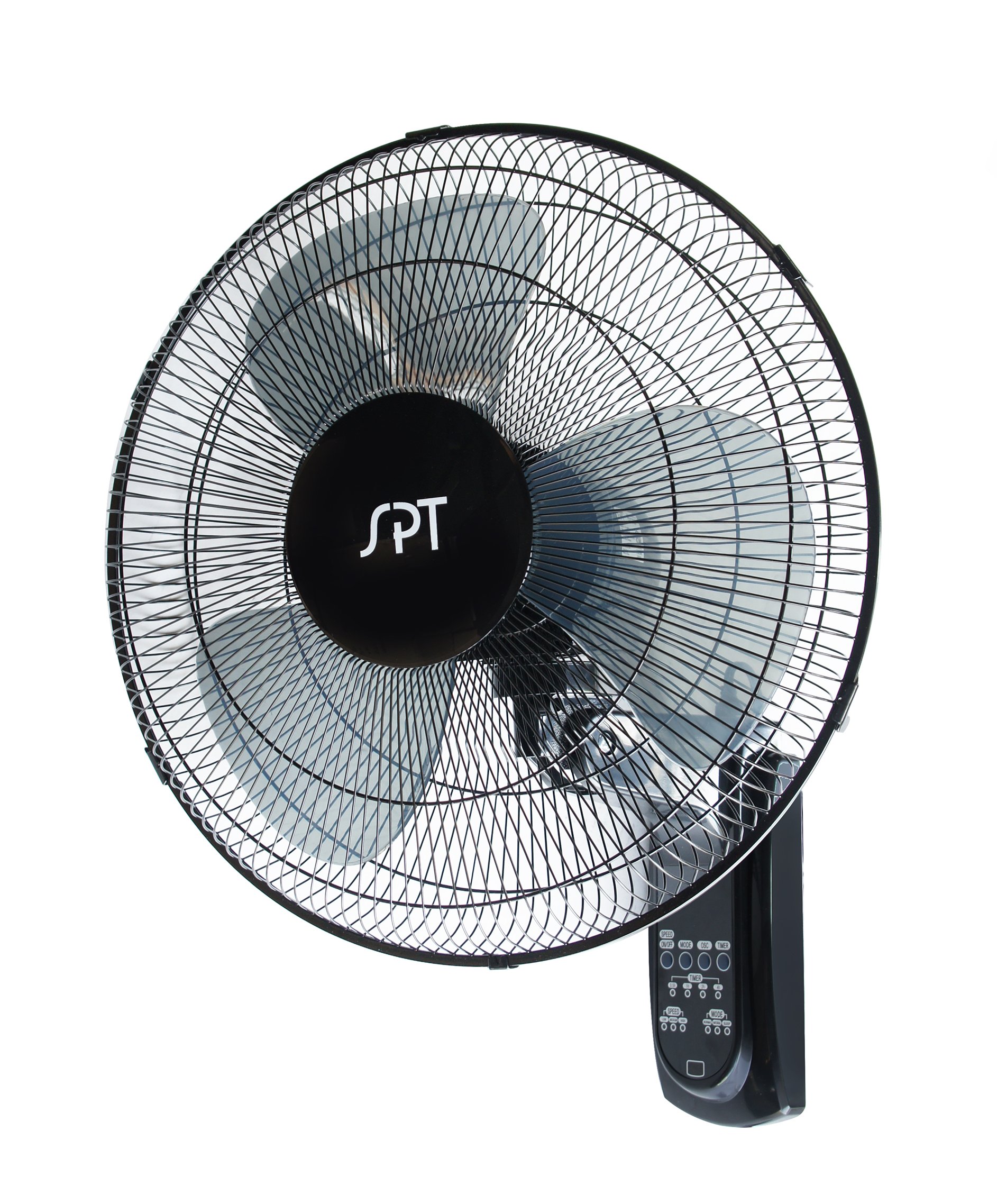 Sunpentown 16 Inch Wall Mount Fan with Remote Control