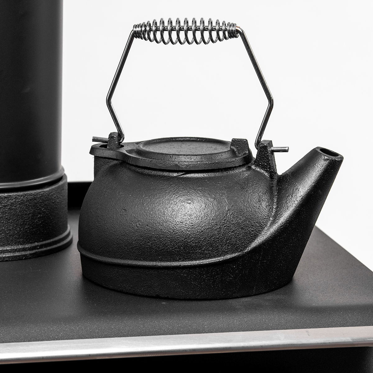 US Stove Company Three Quart Cast Iron Tea Kettle