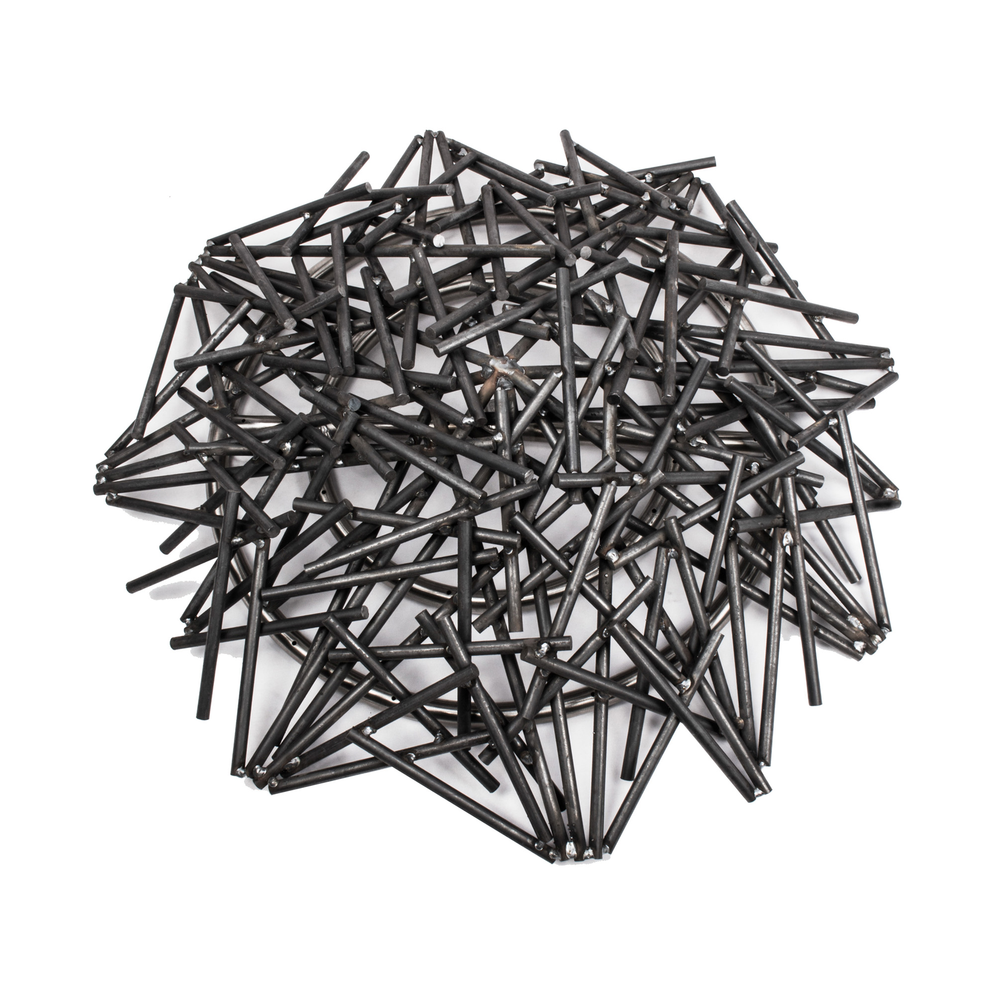 The Outdoor Plus 30 Inch Bird's Nest Gas Fire Pit Ornament and Burner