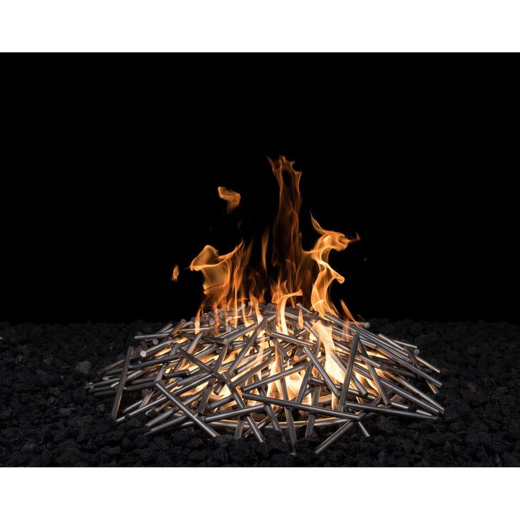 The Outdoor Plus 48 Inch Bird's Nest Gas Fire Pit Ornament and Burner