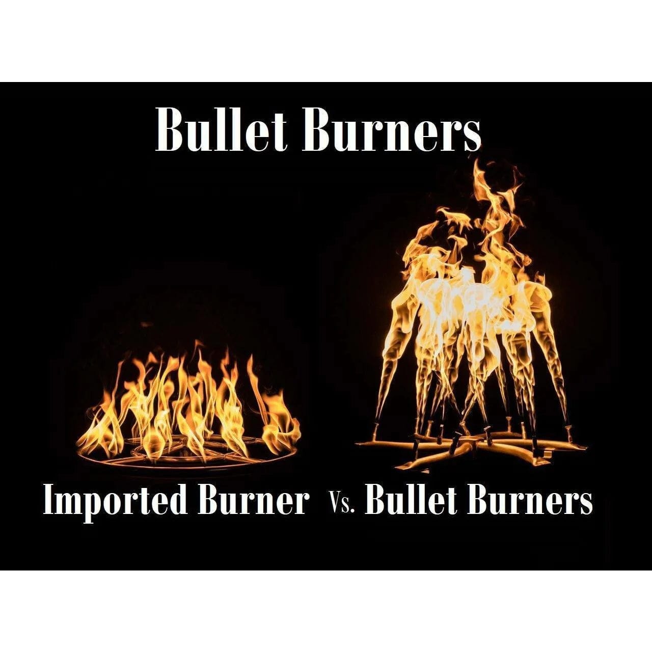 The Outdoor Plus 84 x 12 Inch Rectangular Drop-In Switchback Bullet Burner Kit