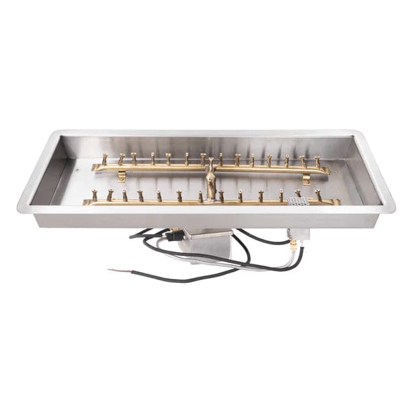 The Outdoor Plus 60 x 12 Inch Rectangular Drop-In H-Style Bullet Burner Kit