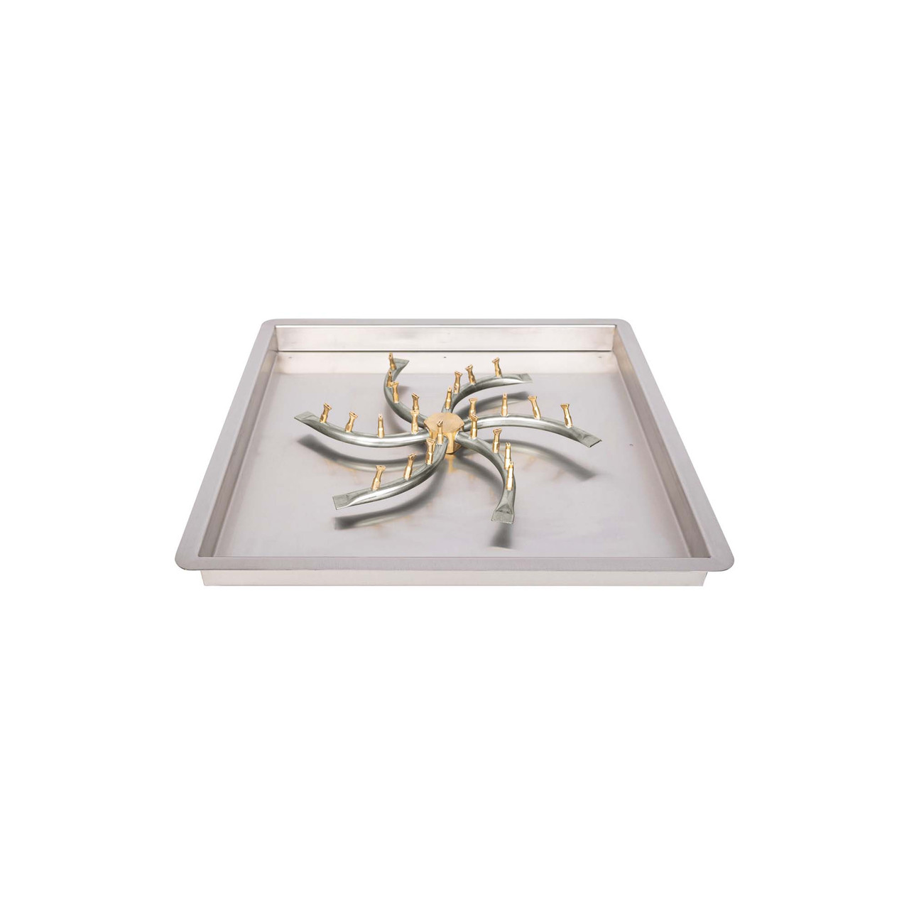 The Outdoor Plus 12 Inch Square Drop-In Triple S Bullet Burner Kit