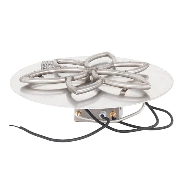 The Outdoor Plus 30 Inch Lotus Round Flat Pan Burner Kit