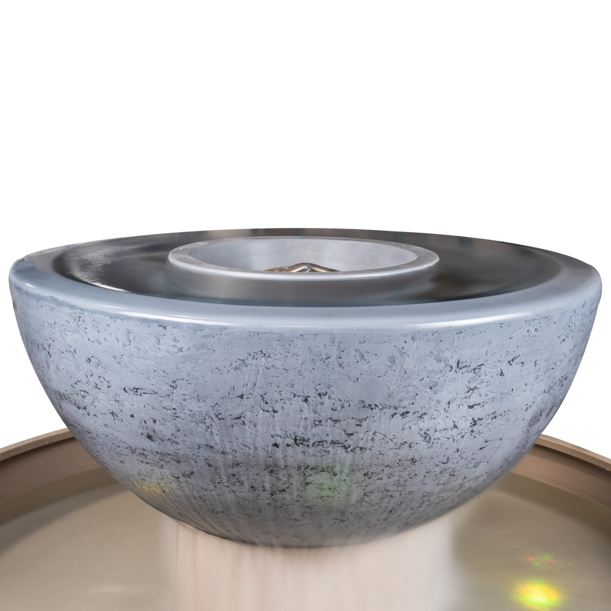 The Outdoor Plus 60 Inch Olympian Sedona Gas Fire and Water Fountain