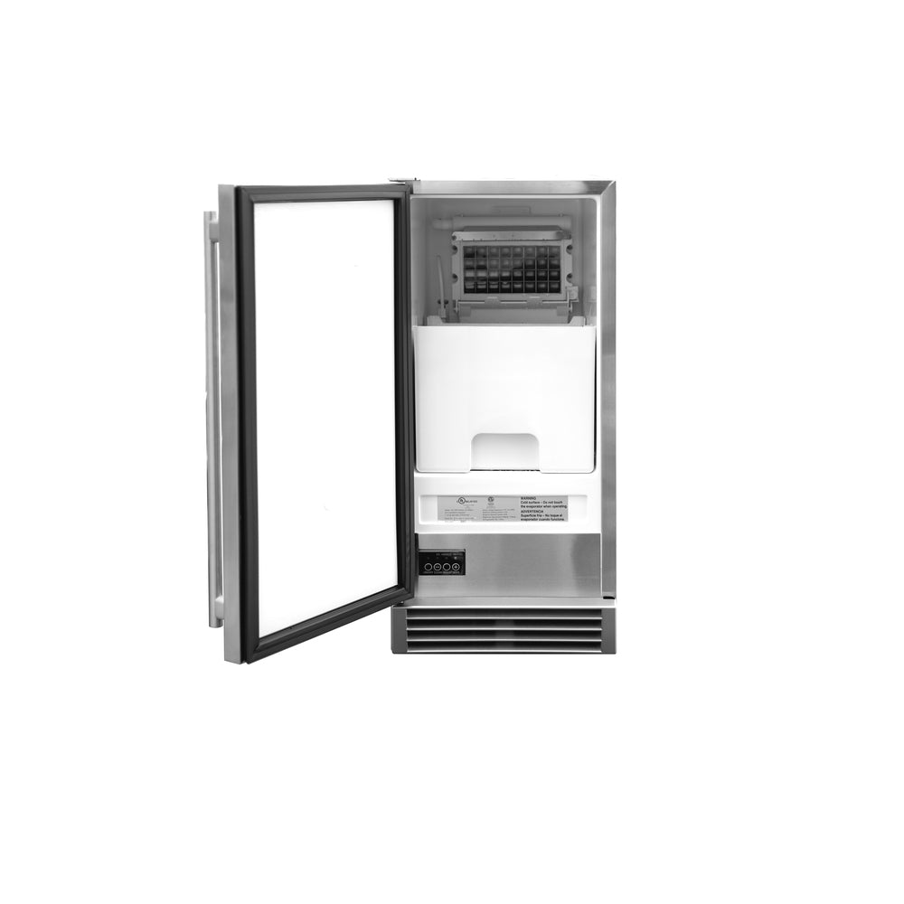 TrueFlame 15 Inch Outdoor Nugget Ice Maker