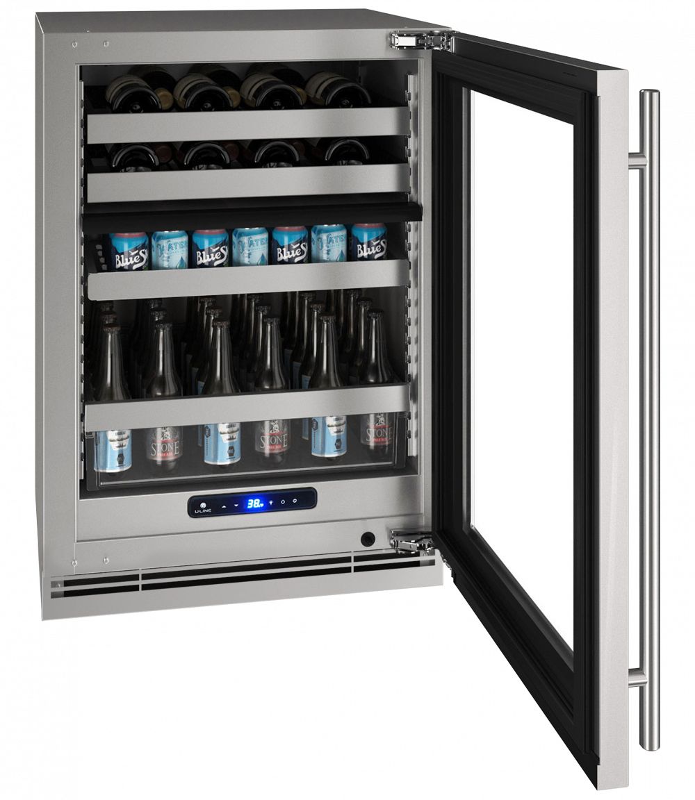 U-Line 24 Inch 5 Class Dual Zone Beverage Center