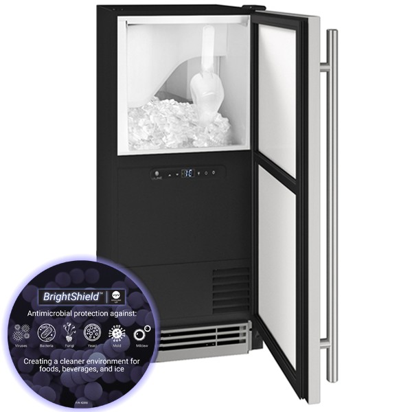 U-Line 15 Inch 1 Class Clear Ice Machine with Pump