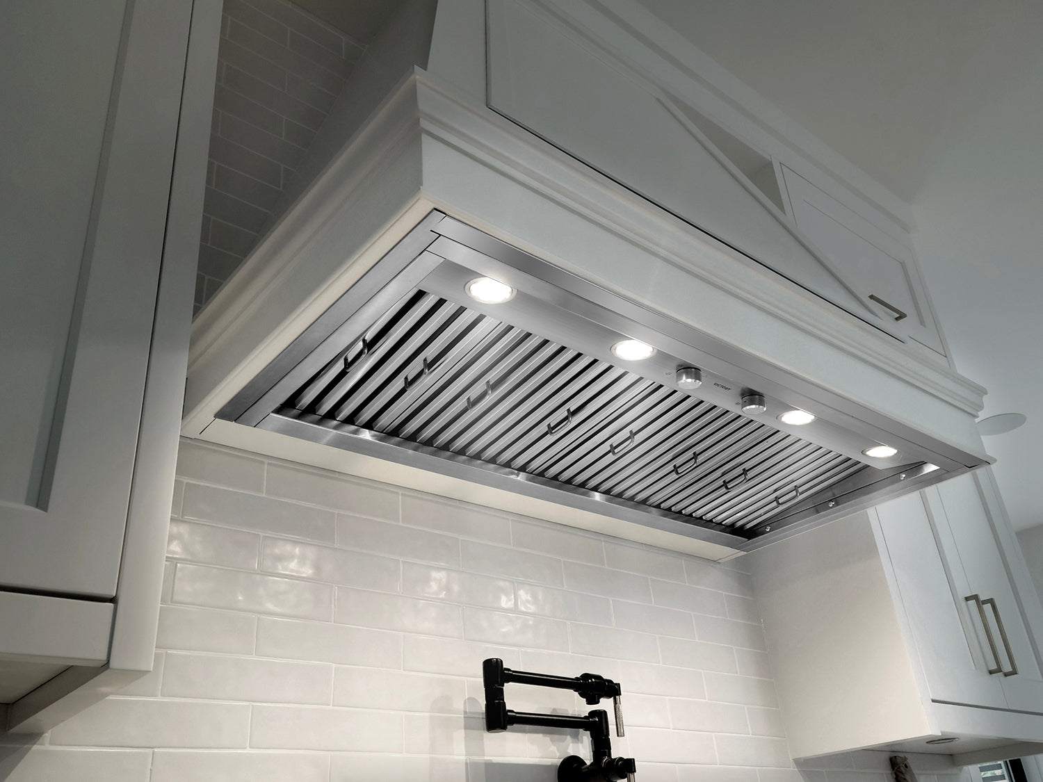 Victory 48 Inch Stainless Steel Typhoon 1200 CFM Wall Mounted Range Hood