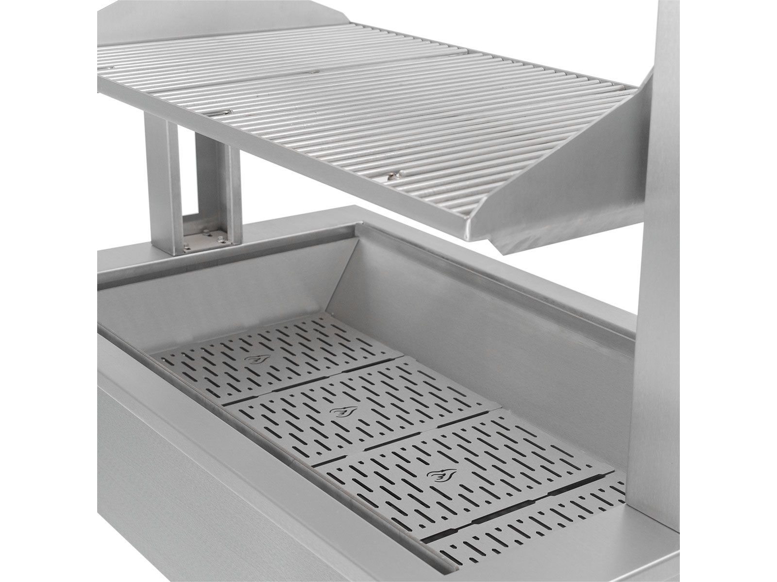 Videl 37 Inch Stainless Steel Brasa III Drop-In Argentinian Style Grill with Island