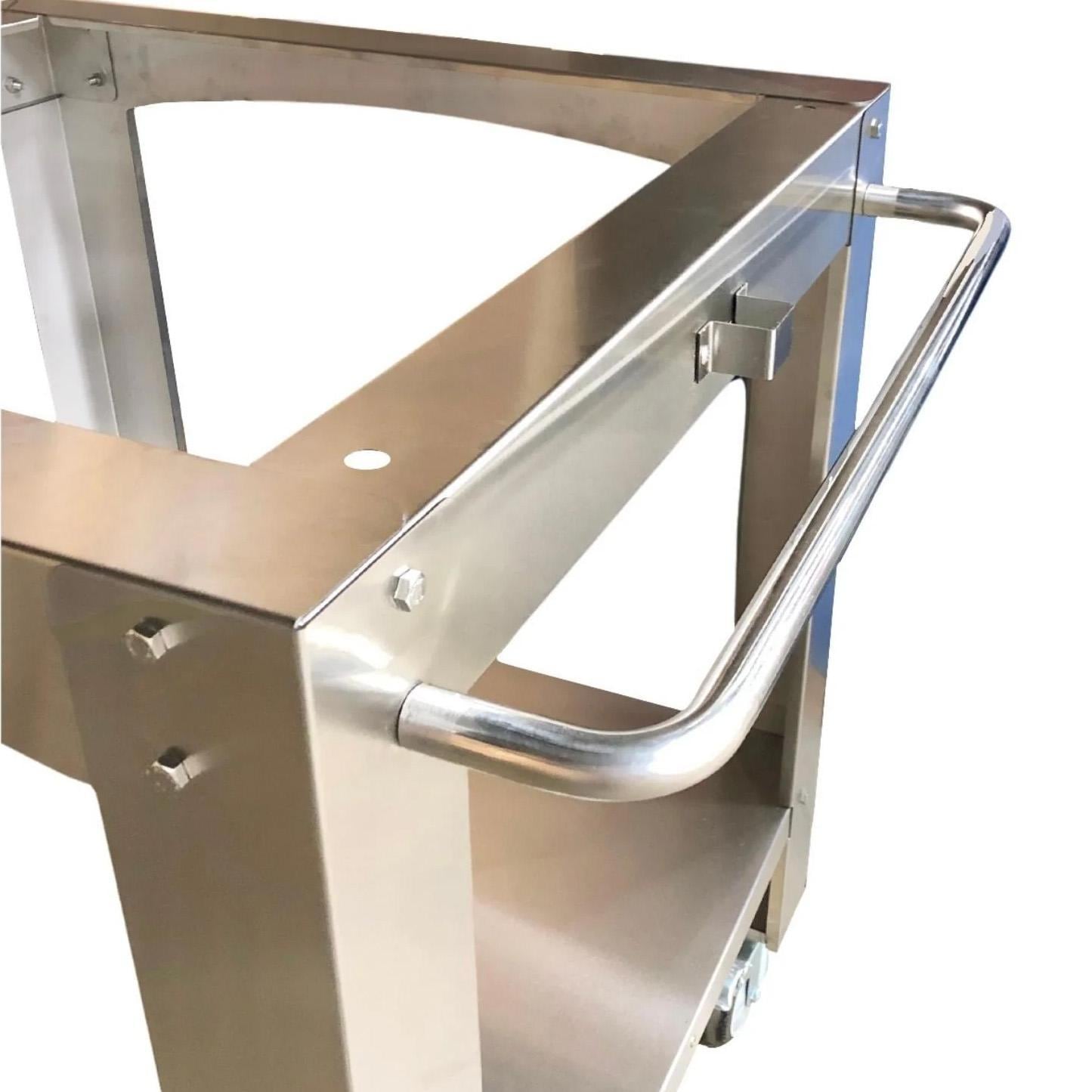 WPPO Stainless Steel Cart for 32 Inch Karma Pizza Ovens