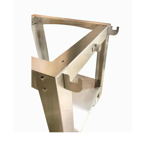 WPPO Stainless Steel Cart for 42 Inch Karma Pizza Ovens
