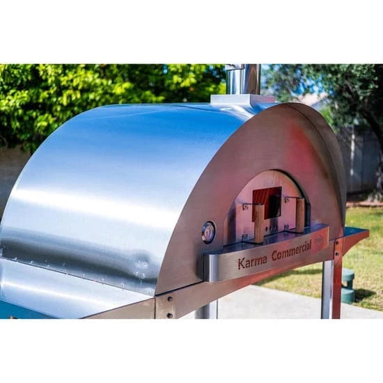 WPPO Stainless Steel Cart for 55 Inch Karma Pizza Ovens