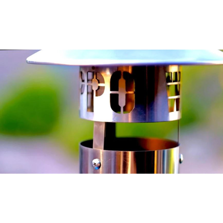 WPPO 42 Inch Karma Stainless Steel Wood Fired Pizza Oven