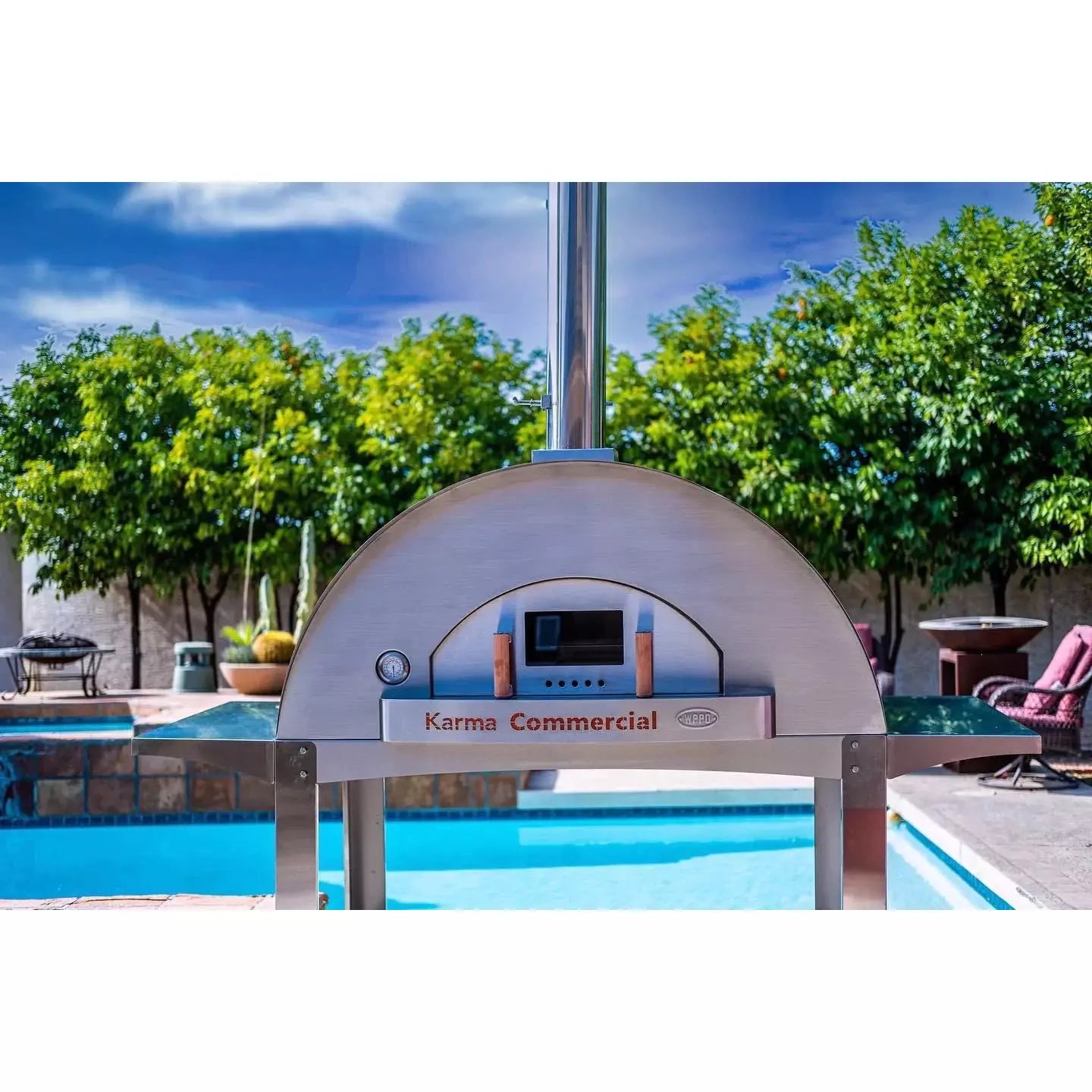 WPPO 55 Inch Karma Commercial Wood Fired Pizza Oven