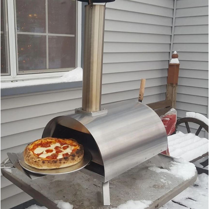 WPPO 32 Inch Lil Luigi Portable Wood Fired Pizza Oven