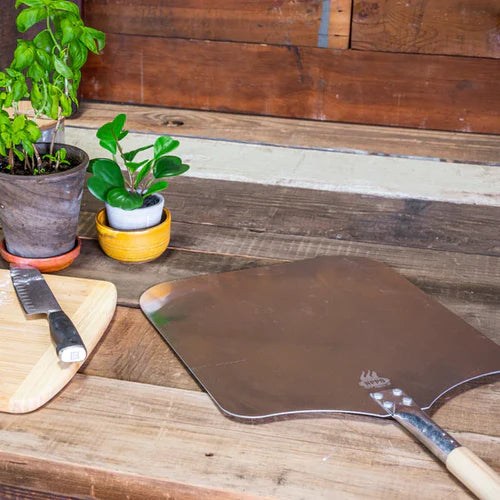 WPPO 14 x 28 Inch Traditional Aluminum Pizza Peel