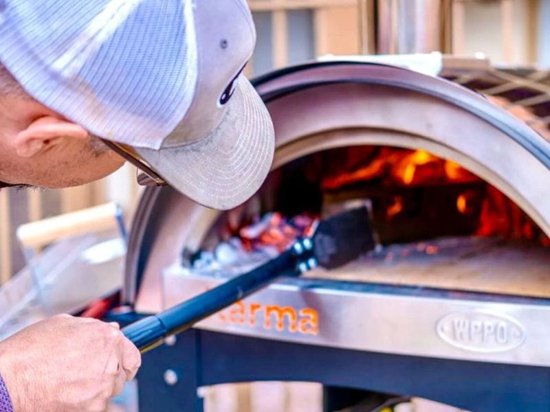 WPPO 30 Inch Coal Rake for Wood Fired Pizza Ovens