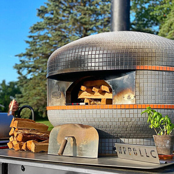 WPPO 28 Inch Lava Professional Digital Wood Fired Pizza Oven