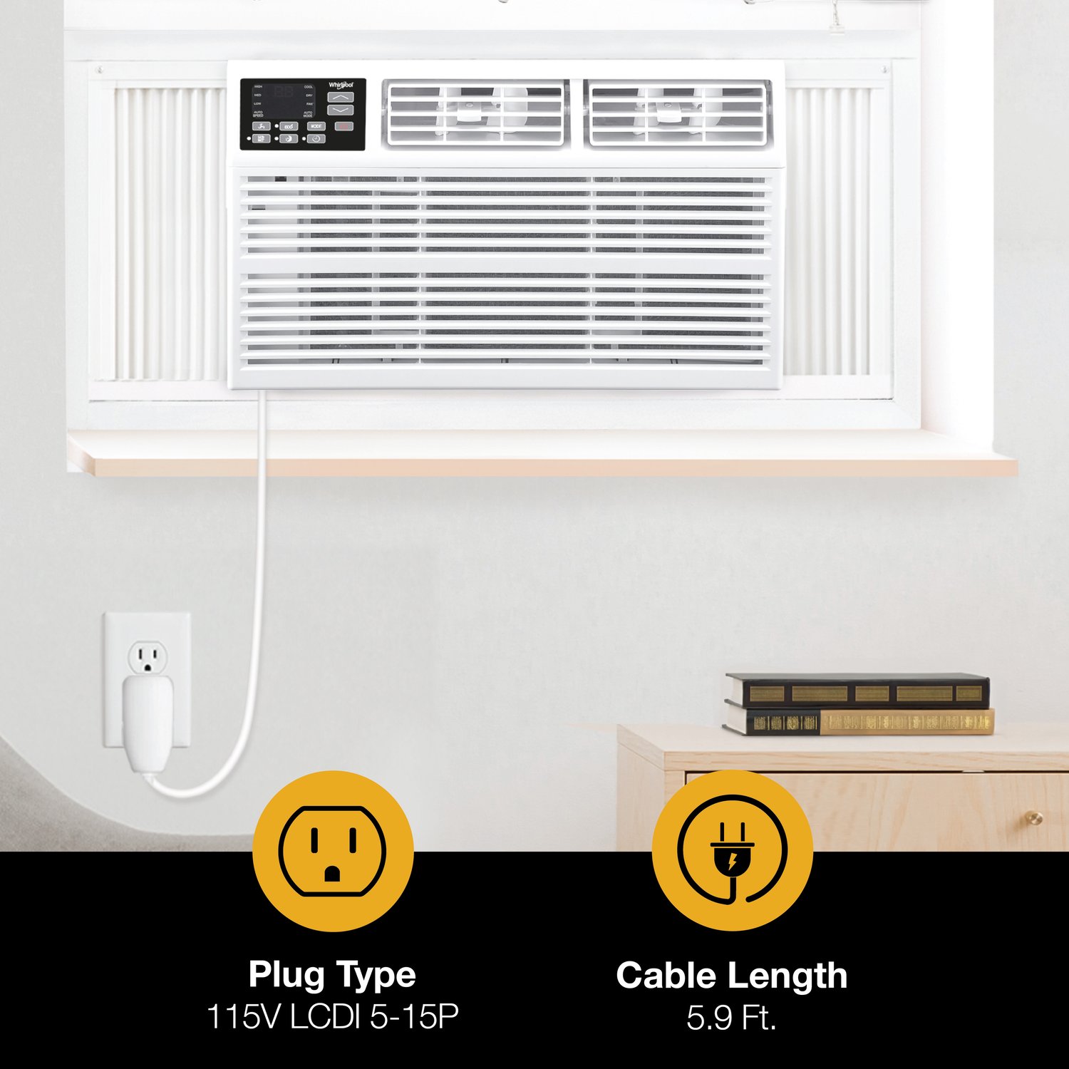 Whirlpool 10k BTU 115V Window Air Conditioner