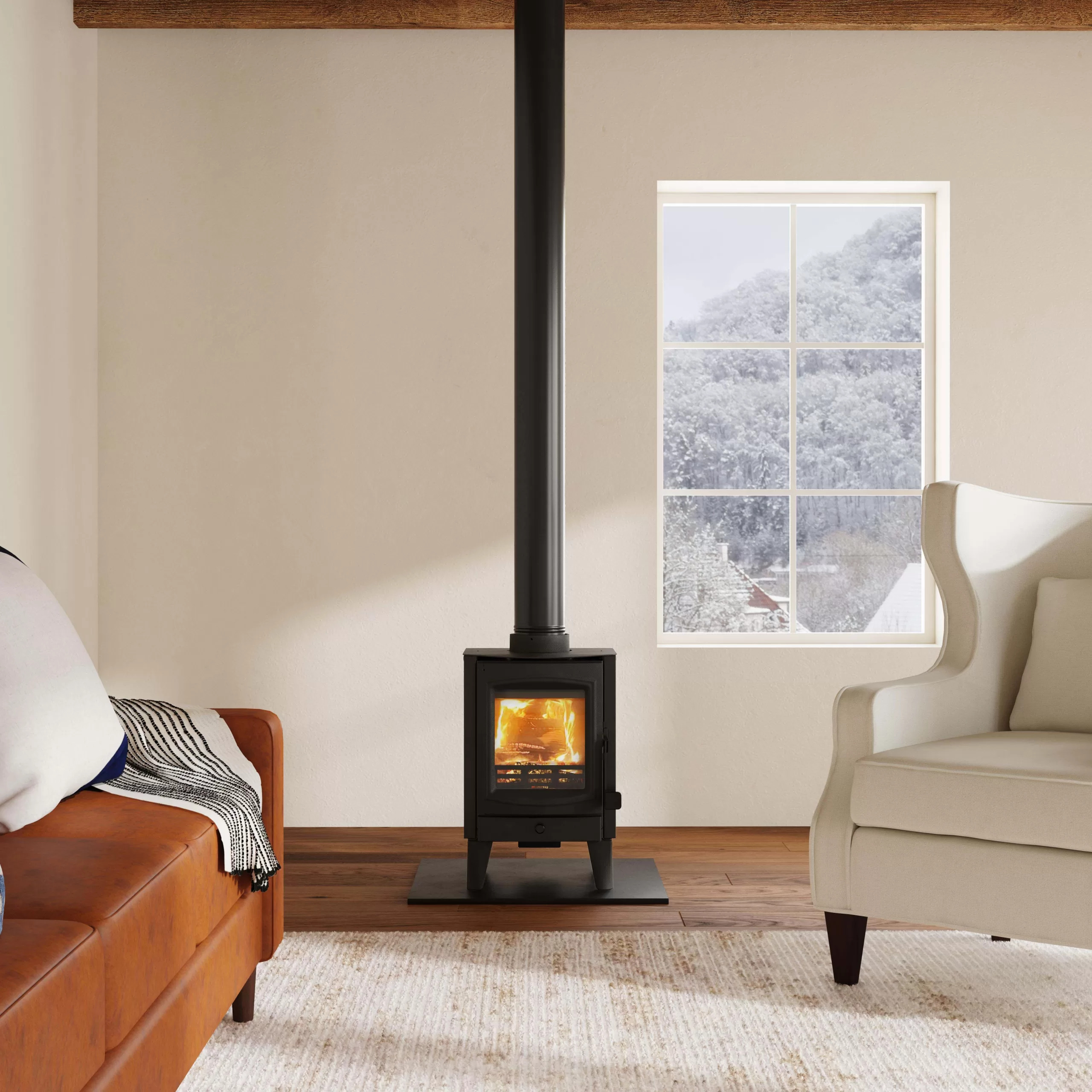 US Stove 13 Inch Small Woodburning Stove