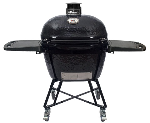 Primo Grill Cradle with Side Shelves for XXL Oval Charcoal Grill