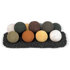 American Fireglass 30 Inch Uniform Lite Stone Set