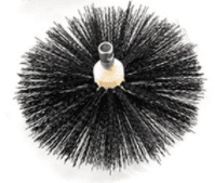 AW Perkins 8 Inch Buttonflex Round Poly Brush