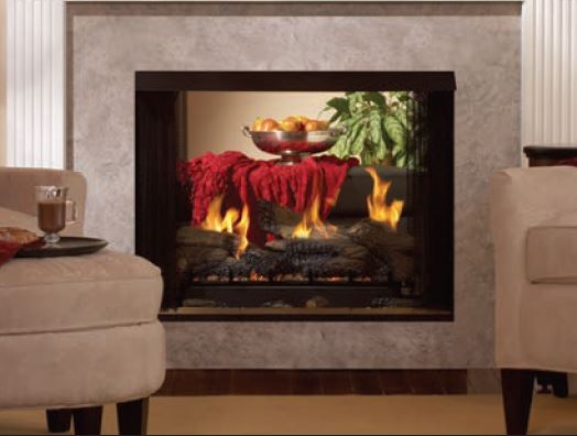 Empire Breckenridge Vent Free See-Through Flush Front Gas Fireplace Firebox