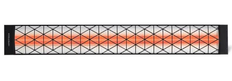 Infratech Comfort Contemporary Motif 4000W Single Element Electric Patio Heater - 277V